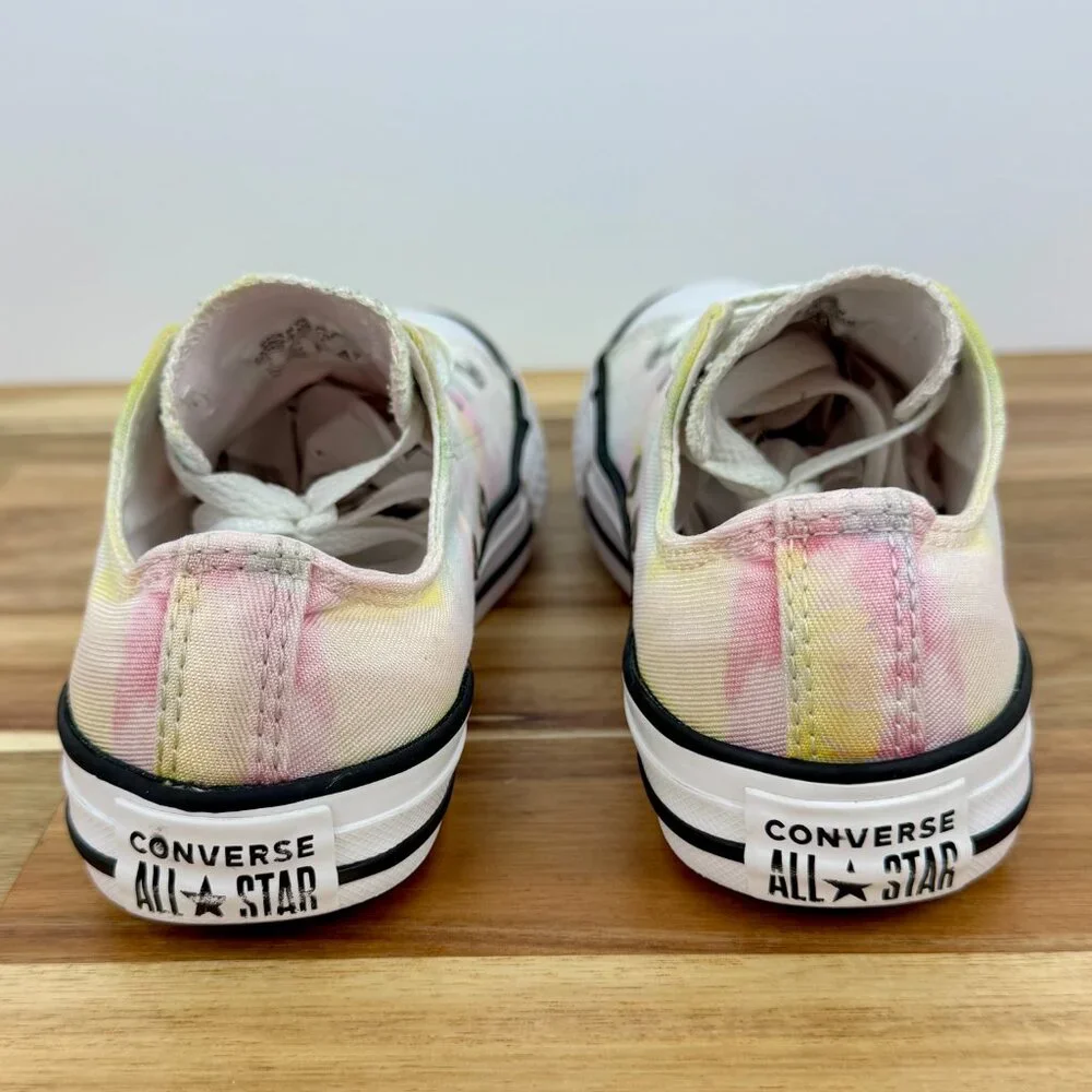 Converse Chuck Taylor All Star Low Top‎ Pastel Tie Dye Sneakers Youth 1 Rainbow